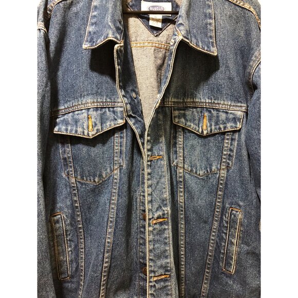 Austin Clothing Co. Blue Denim Jacket Mens XL Button-Up Heavyweight 100% Cotton - Picture 3 of 15